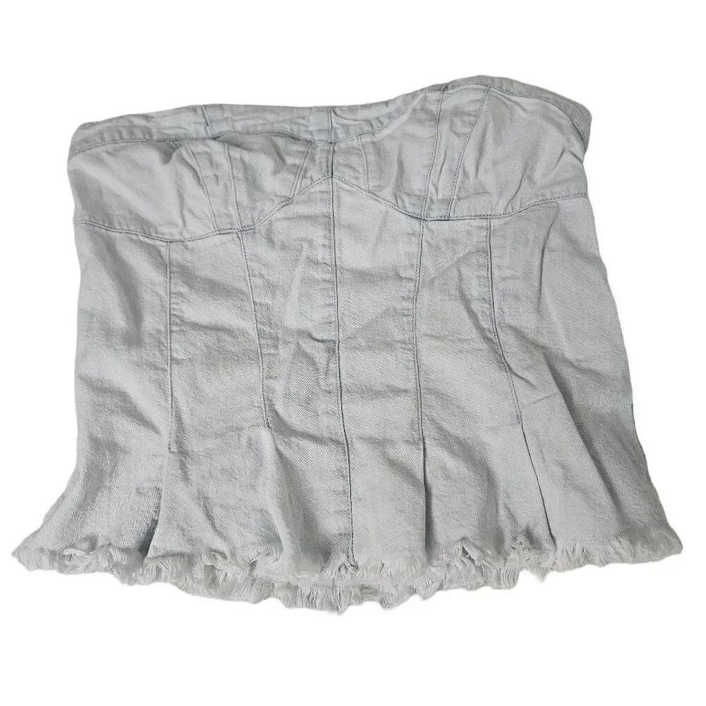 Free people strapless top for women